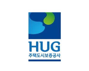 HUG (주택도시보증공사) BI 사각 (한글)